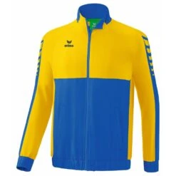 Erima Six Wings Präsentationsjacke – New Royal/yellow