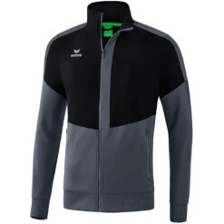 Erima Squad Worker Trainingsjacke – Black/slate Grey