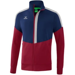 Erima Squad Worker Trainingsjacke – New Navy/bordeaux/silver Grey