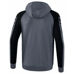 Erima Six Wings Trainingsjacke Mit Kapuze – Slate Grey/black -Sportbekleidungs Geschäft 1032207 B