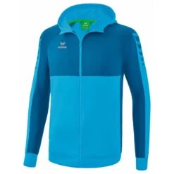 Erima Six Wings Trainingsjacke Mit Kapuze – Curacao/mykonos