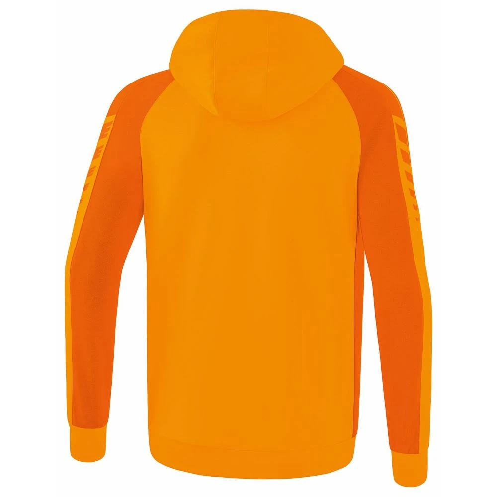 Erima Six Wings Trainingsjacke Mit Kapuze – New Orange/orange 4 Erima Six Wings Trainingsjacke Mit Kapuze – New Orange/orange – Bild 2