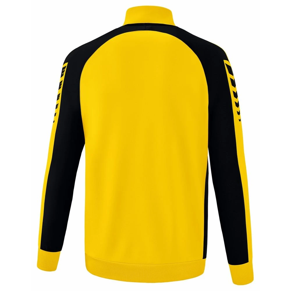 Erima Six Wings Worker Trainingsjacke – Yellow/black 4 Erima Six Wings Worker Trainingsjacke – Yellow/black – Bild 2