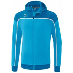 Erima Change Trainingsjacke Mit Kapuze – Curacao/mykonos/white