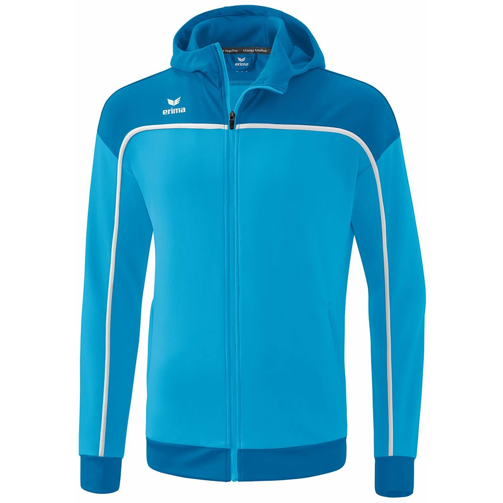 Erima Change Trainingsjacke Mit Kapuze – Curacao/mykonos/white 3 Erima Change Trainingsjacke Mit Kapuze – Curacao/mykonos/white
