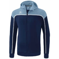 Erima Change Trainingsjacke Mit Kapuze – New Navy/faded Denim/white