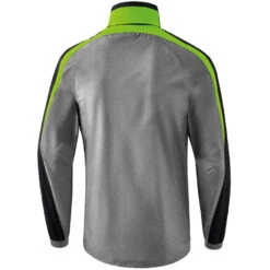 Erima Liga Line 2.0 Allwetterjacke – Greymelange/black/green Gecko -Sportbekleidungs Geschäft 1051808 B