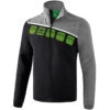Erima 5-C Jacke Mit Abnehmbaren Ärmeln – Black/greymelange/white -Sportbekleidungs Geschäft 1061903