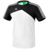 Erima Premium One 2.0 T-Shirt – White/black/white -Sportbekleidungs Geschäft 1081803