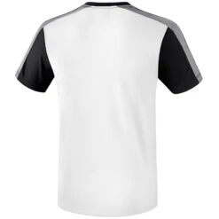 Erima Premium One 2.0 T-Shirt – White/black/white -Sportbekleidungs Geschäft 1081803 B