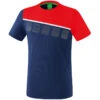 Erima 5-C T-Shirt – New Navy/red/white -Sportbekleidungs Geschäft 1081907