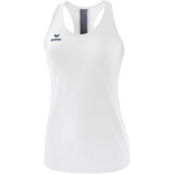 Erima Squad Tank Top – White/new Navy/slate Grey