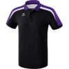 Erima Liga Line 2.0 Poloshirt – Black/dark Violet/white -Sportbekleidungs Geschäft 1111830