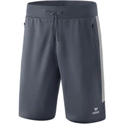 Erima Squad Short – Slate Grey/silver Grey