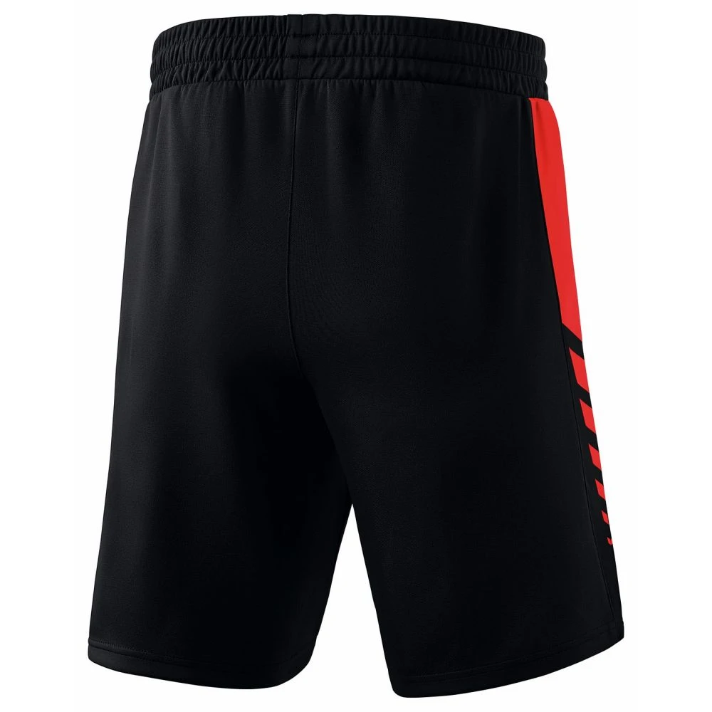 Erima Six Wings Worker Short – Black/red 4 Erima Six Wings Worker Short – Black/red – Bild 2