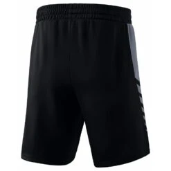 Erima Six Wings Worker Short – Black/slate Grey -Sportbekleidungs Geschäft 1152212 B