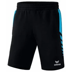 Erima Six Wings Worker Short – Black/curacao