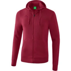 Erima Basic Kapuzenjacke – Bordeaux