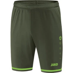 Jako Sporthose Striker 2.0 – Khaki/neongrün