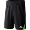 Erima 5-Cubes Short – Schwarz/green -Sportbekleidungs Geschäft 615402