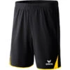 Erima 5-Cubes Short – Schwarz/gelb -Sportbekleidungs Geschäft 615507