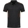 Jako Challenge Polo – Schwarz Meliert/neonorange -Sportbekleidungs Geschäft 6321 506