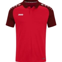 Jako Performance Polo – Rot/schwarz