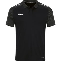 Jako Performance Polo – Schwarz/anthra Light