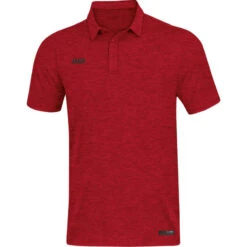 Jako Premium Basics Polo – Rot Meliert