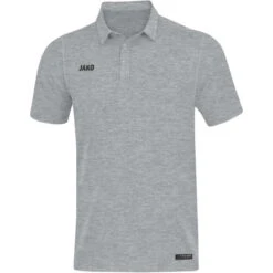 Jako Premium Basics Polo – Grau Meliert