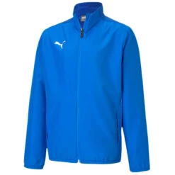 Puma TeamGoal 23 Sideline Präsentationsjacke – Electric Blue Lemonade