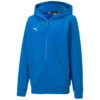 Puma TeamGoal 23 Casuals Kapuzenjacke – Electric Blue Lemonade