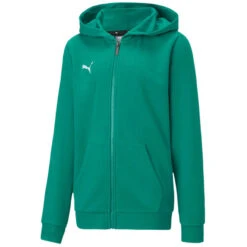 Puma TeamGoal 23 Casuals Kapuzenjacke – Pepper Green