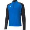 Puma TeamLiga 1/4 Zip Top – Electric Blue Lemonade