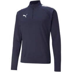 Puma TeamLiga 1/4 Zip Top – Peacoat