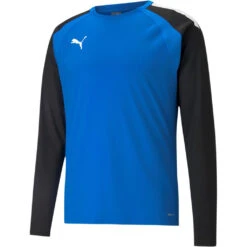 Puma TeamLiga Training Sweat – Electric Blue Lemonade