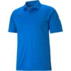 Puma TeamLiga Sideline Polo Shirt – Electric Blue Lemonade -Sportbekleidungs Geschäft 657257 02