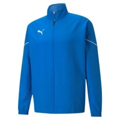 Puma TeamRise Sideline Präsentationsjacke – Electric Blue Lemonade