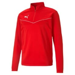 Puma TeamRise 1/4 Zip Top – Puma Red