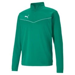 Puma TeamRise 1/4 Zip Top – Pepper Green
