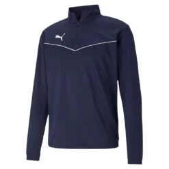 Puma TeamRise 1/4 Zip Top – Peacoat