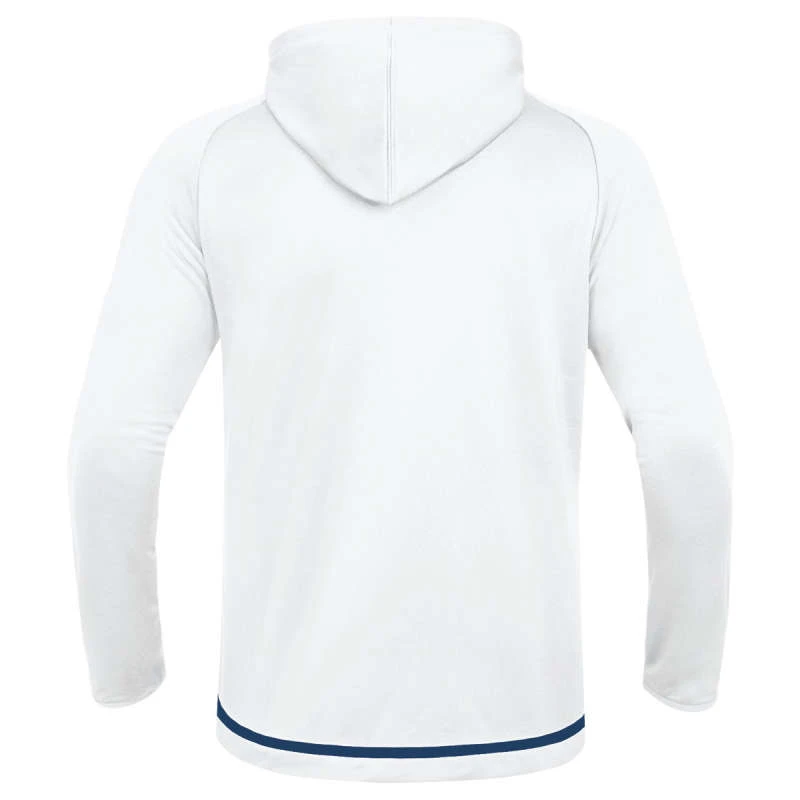 Jako Striker 2.0 Kapuzenjacke – Weiß/marine 4 Jako Striker 2.0 Kapuzenjacke – Weiß/marine – Bild 2