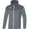 Jako Champ 2.0 Kapuzenjacke – Steingrau/anthra Light -Sportbekleidungs Geschäft 6820 40