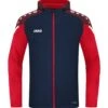 Jako Performance Kapuzenjacke – Marine/rot -Sportbekleidungs Geschäft 6822 909