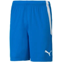 Puma TeamLiga Short – Electric Blue Lemonade