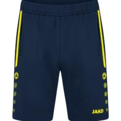 Jako Trainingsshort Allround – Marine/neongelb
