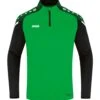 Jako Performance Ziptop – Soft Green/schwarz -Sportbekleidungs Geschäft 8622 221