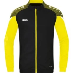 Jako Performance Polyesterjacke – Schwarz/soft Yellow