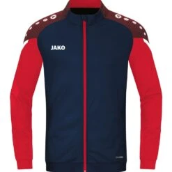 Jako Performance Polyesterjacke – Marine/rot