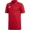 Adidas Core 18 Polo – Power Red/white